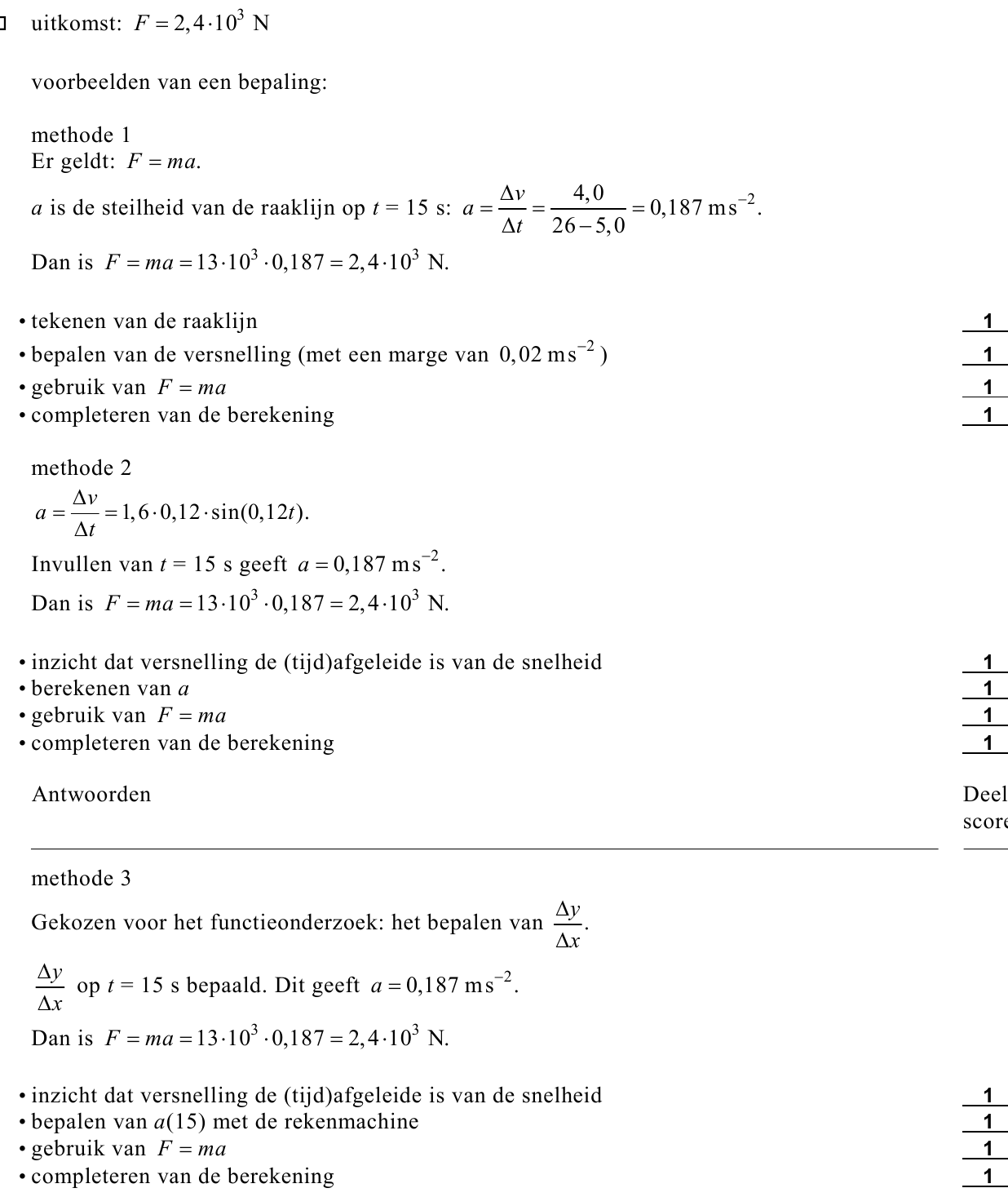 beoordelingsmodel vraag 7