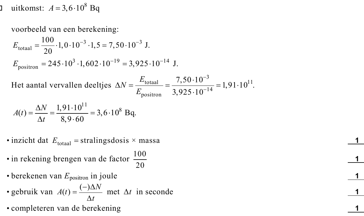 beoordelingsmodel vraag 20