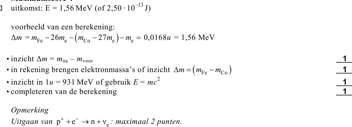 beoordelingsmodel vraag 20