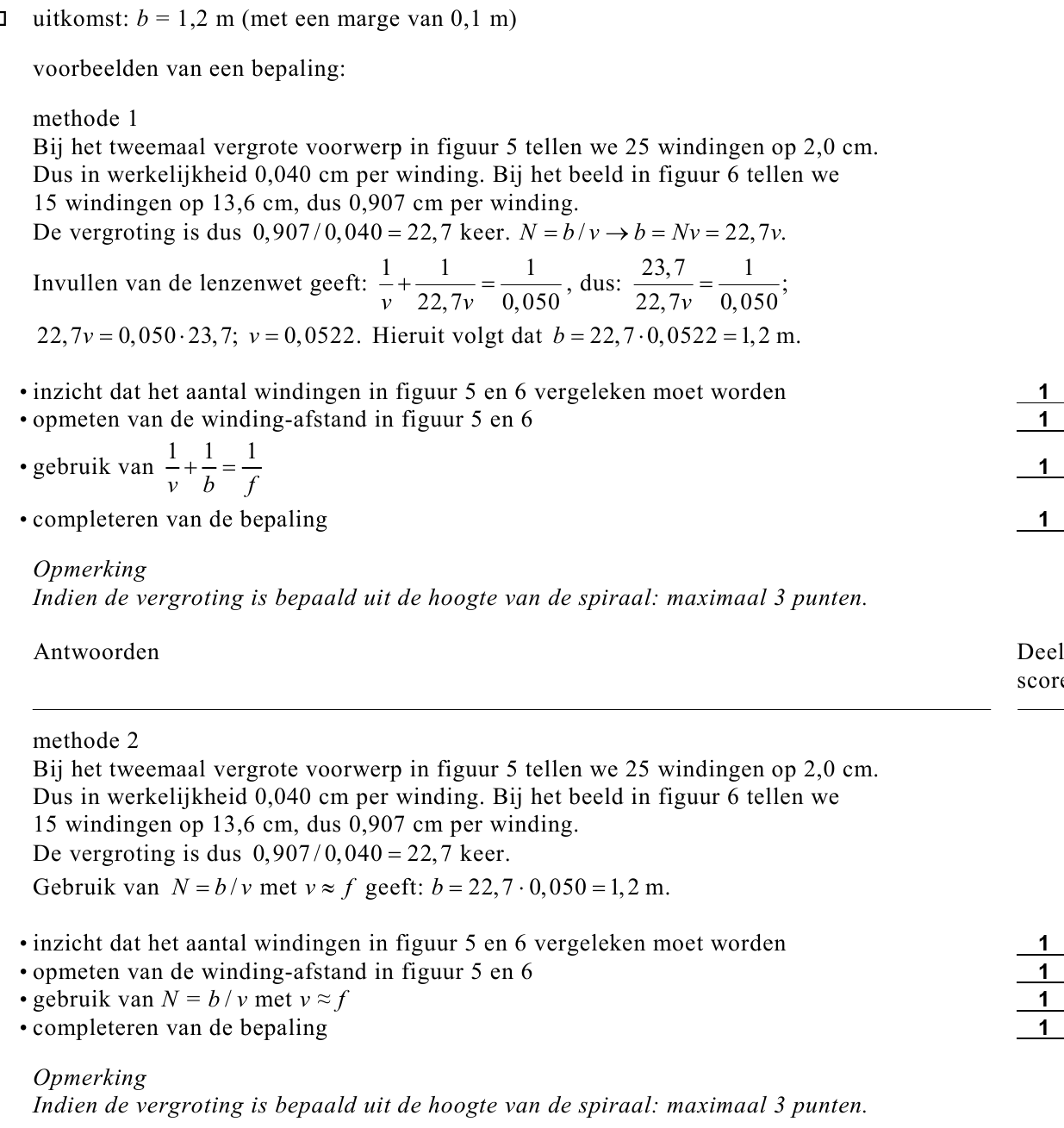 beoordelingsmodel vraag 16