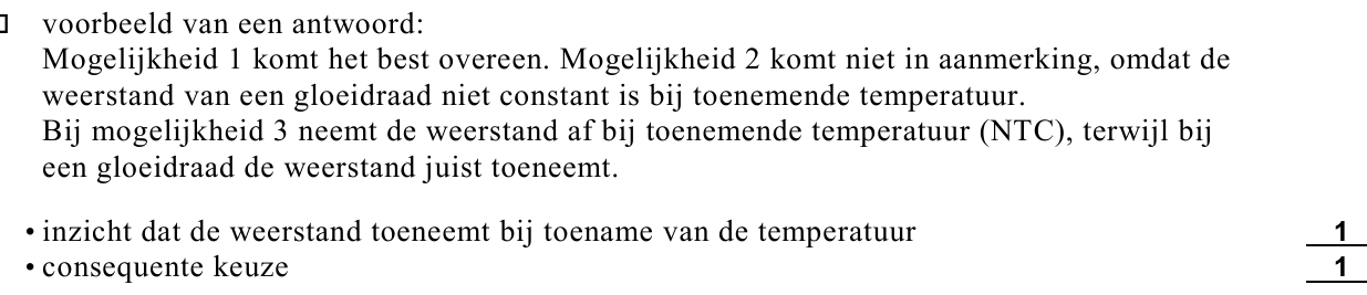 beoordelingsmodel vraag 18