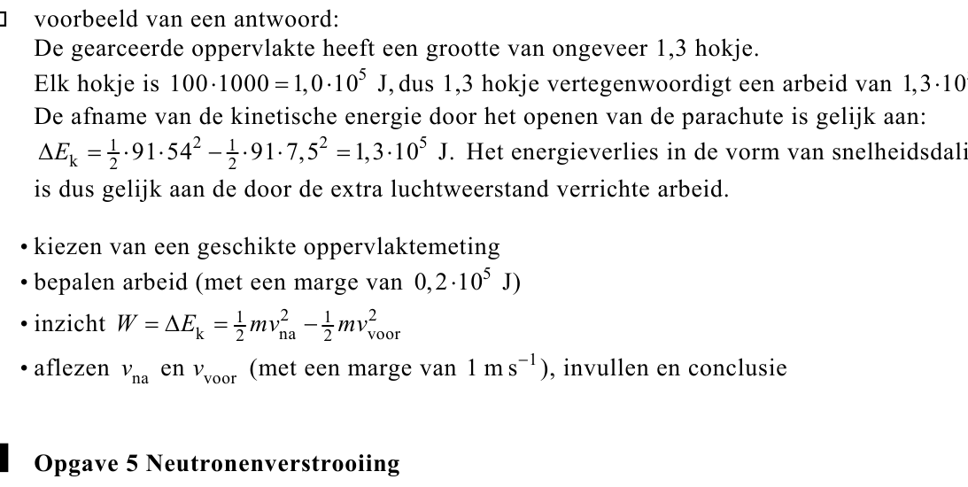 beoordelingsmodel vraag 22