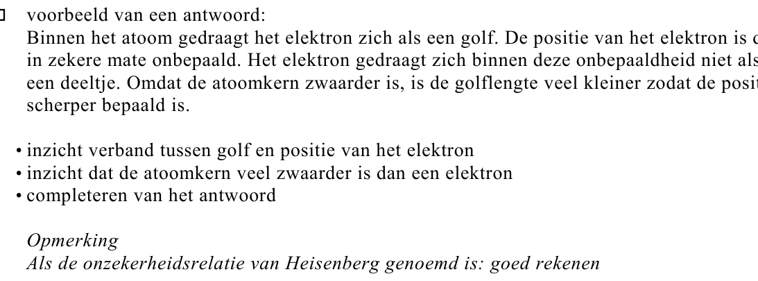 beoordelingsmodel vraag 24