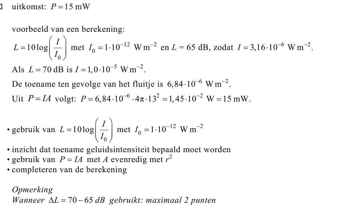 beoordelingsmodel vraag 6