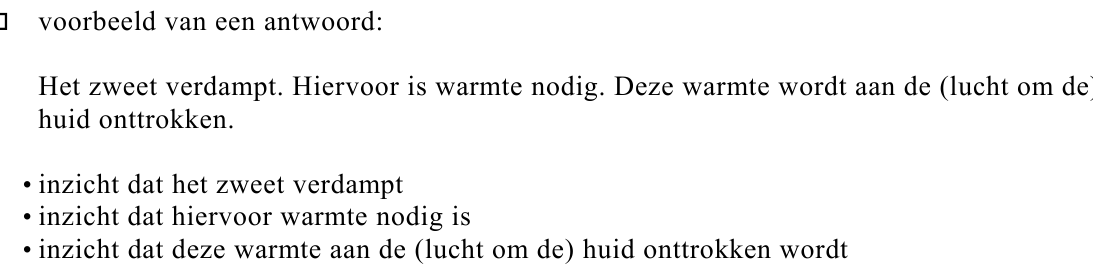 beoordelingsmodel vraag 9