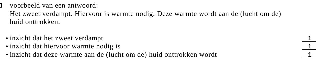 beoordelingsmodel vraag 8