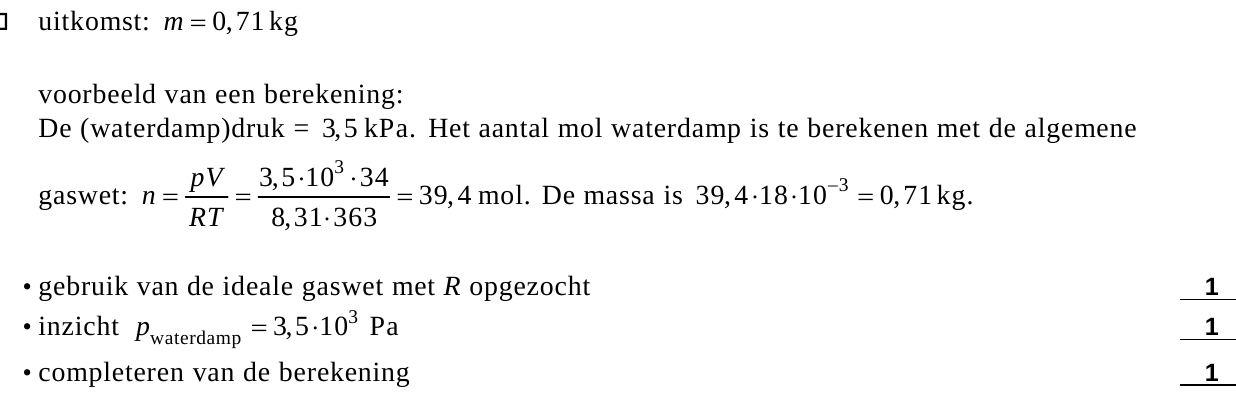 beoordelingsmodel vraag 9