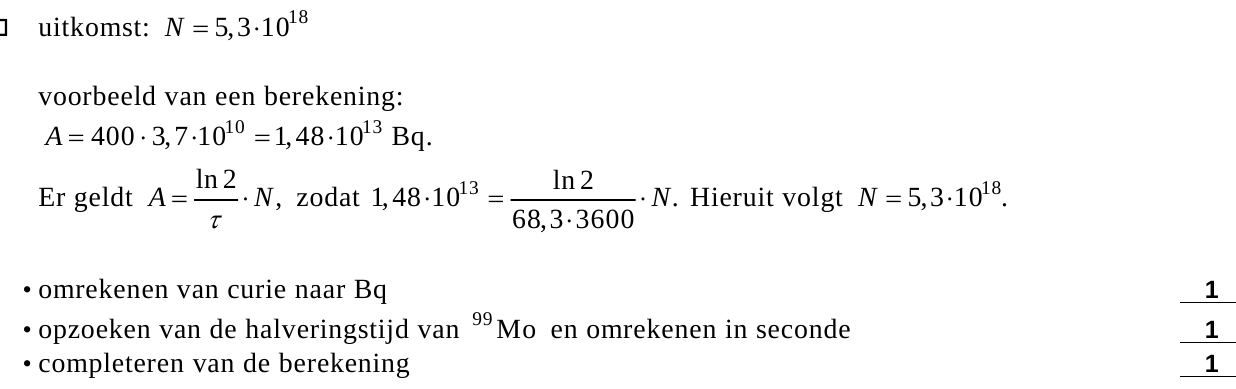beoordelingsmodel vraag 1