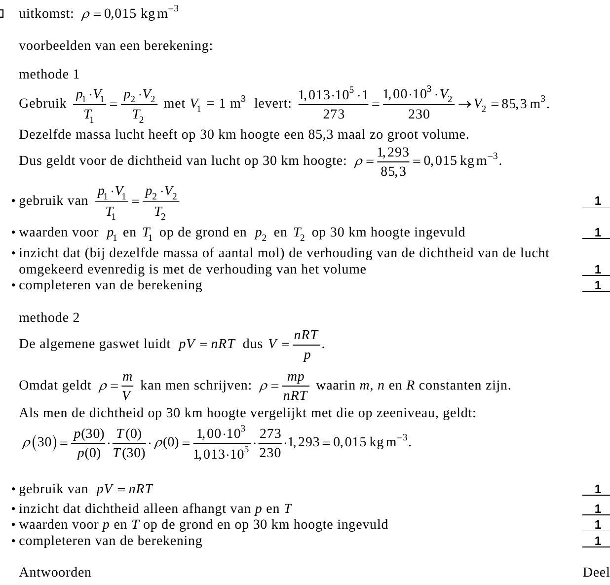 beoordelingsmodel vraag 14