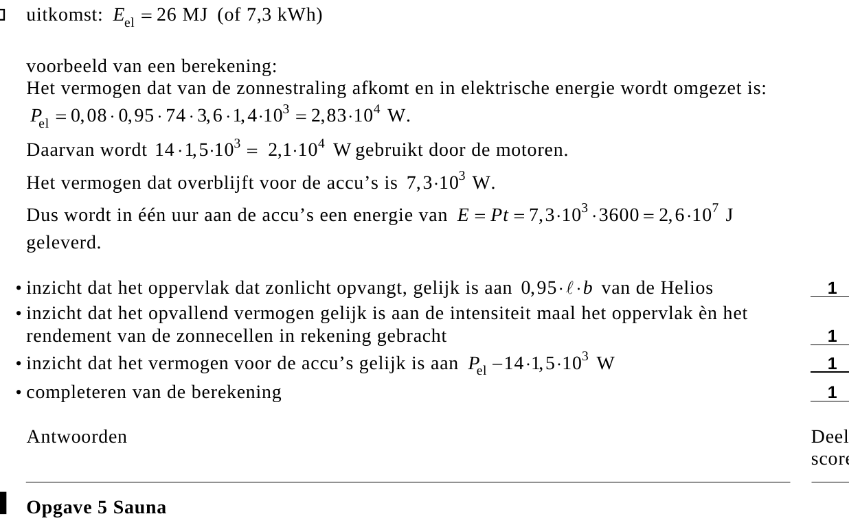 beoordelingsmodel vraag 16