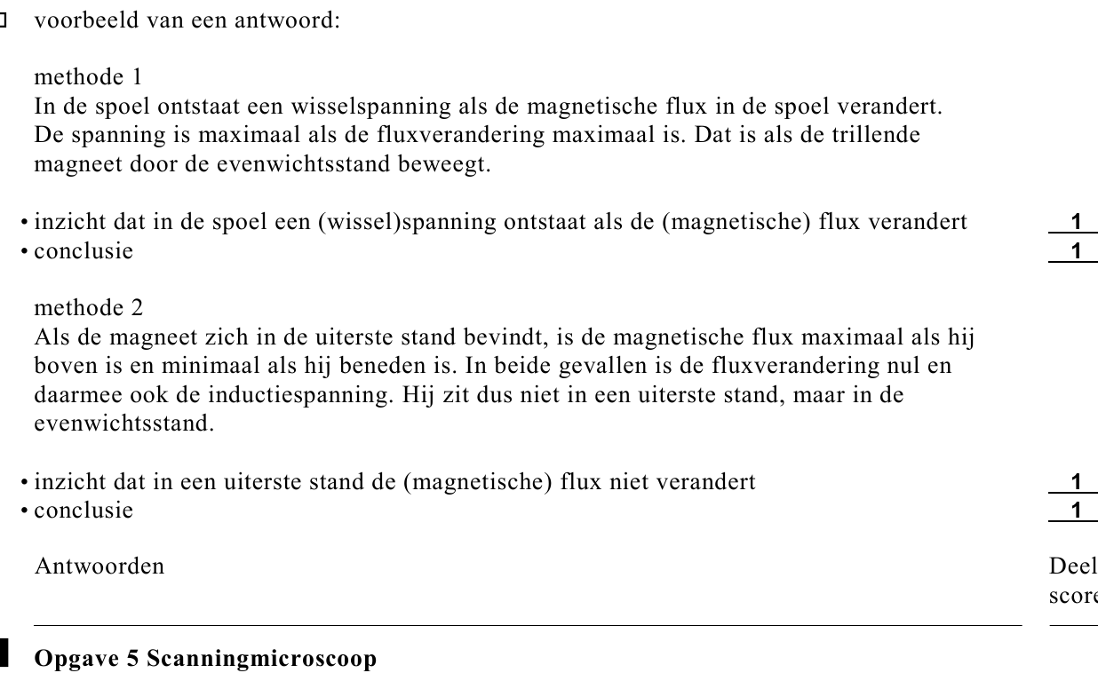 beoordelingsmodel vraag 16