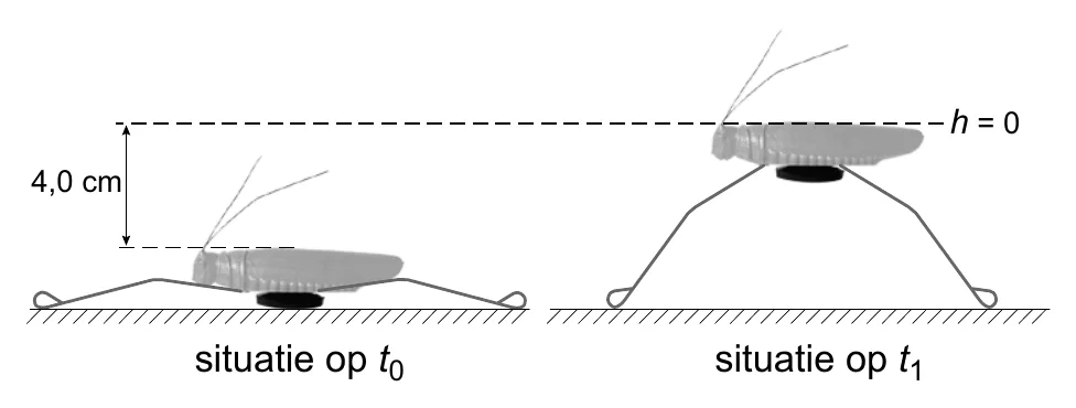 h = 0 4,0 cm situatie op t situatie op t 0 1