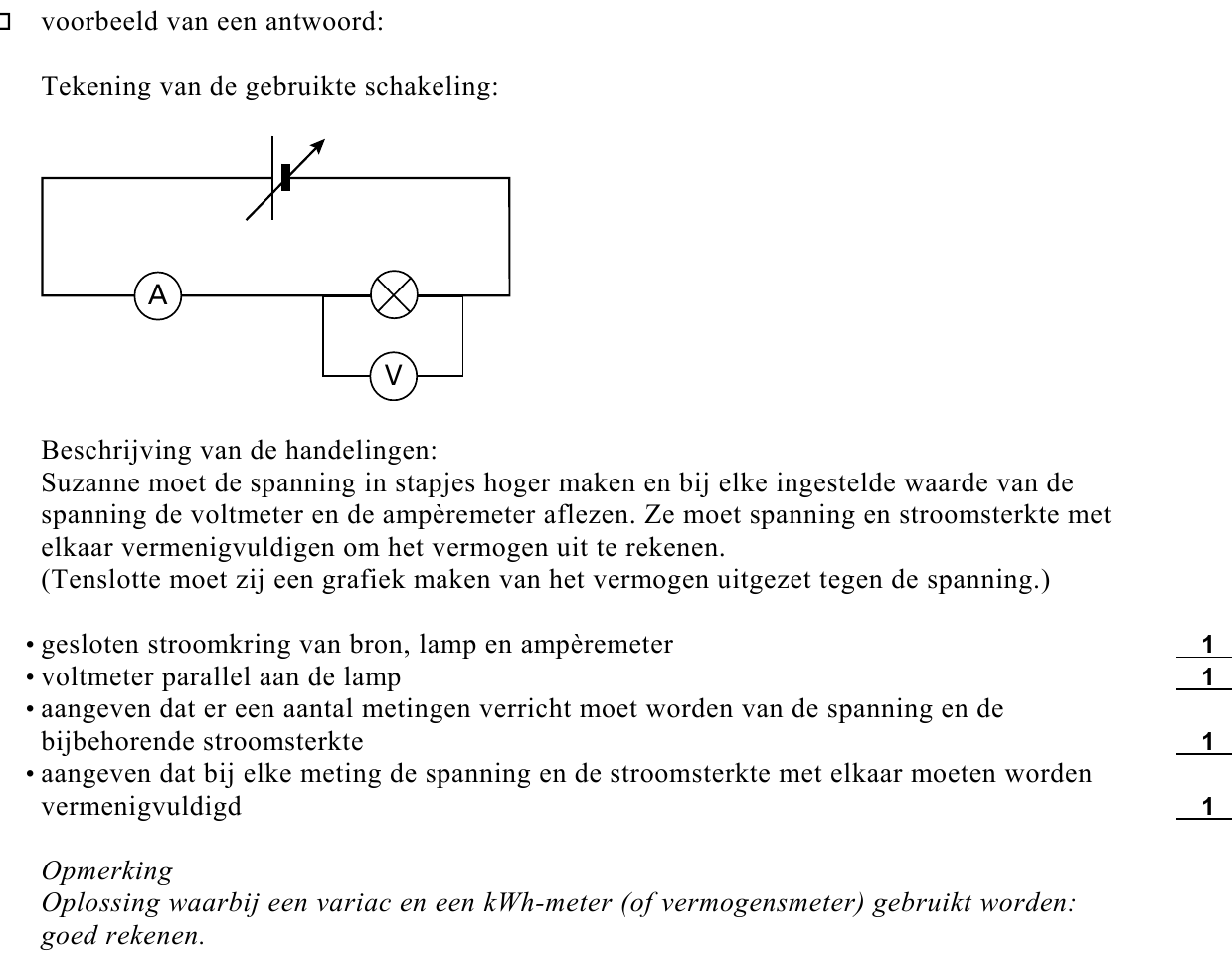 beoordelingsmodel vraag 9