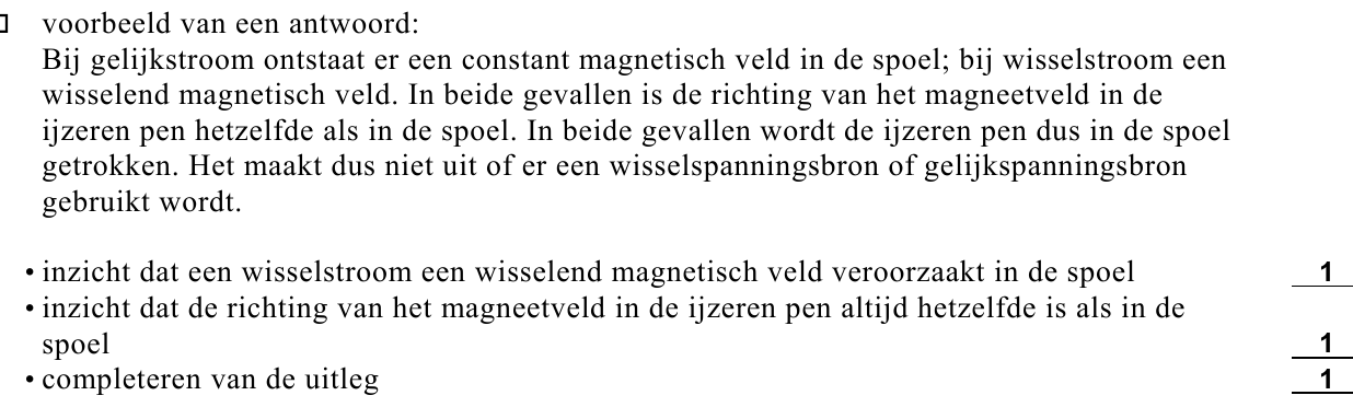 beoordelingsmodel vraag 1
