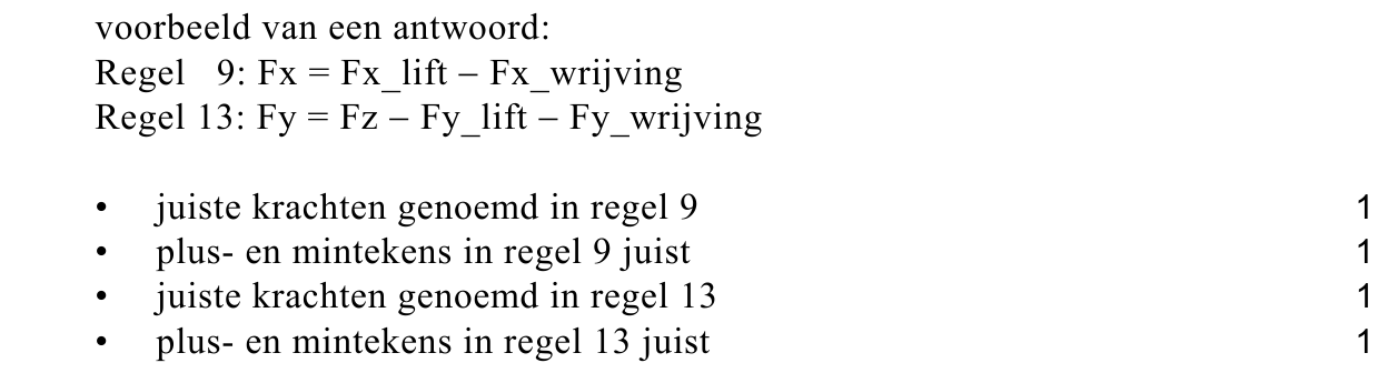 beoordelingsmodel vraag 22
