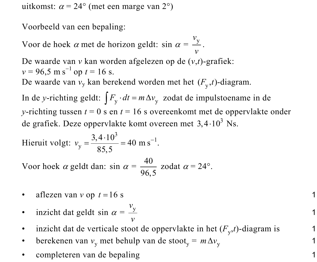 beoordelingsmodel vraag 24