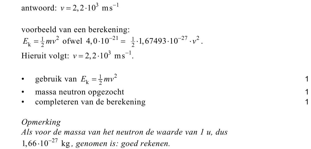 beoordelingsmodel vraag 19