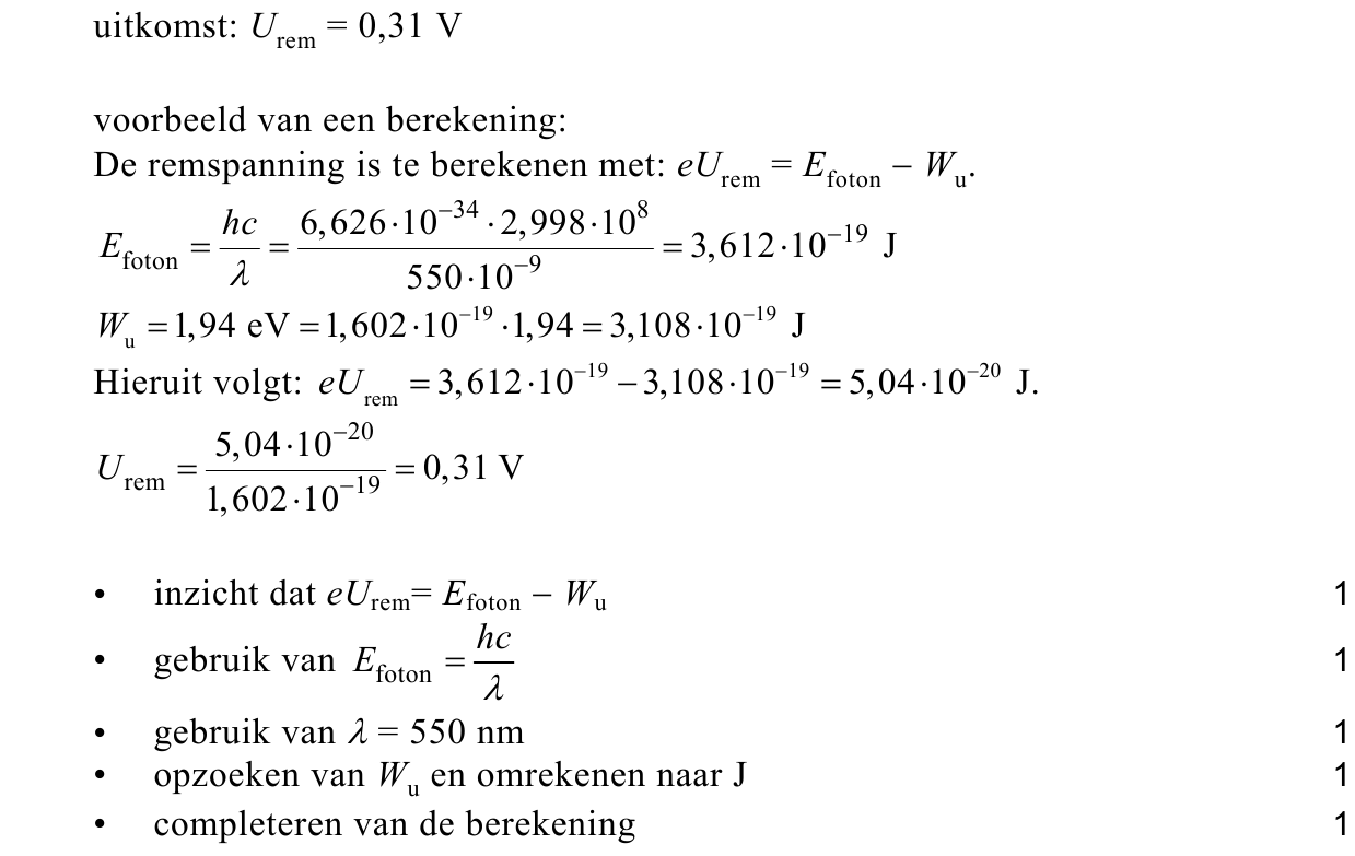 beoordelingsmodel vraag 25
