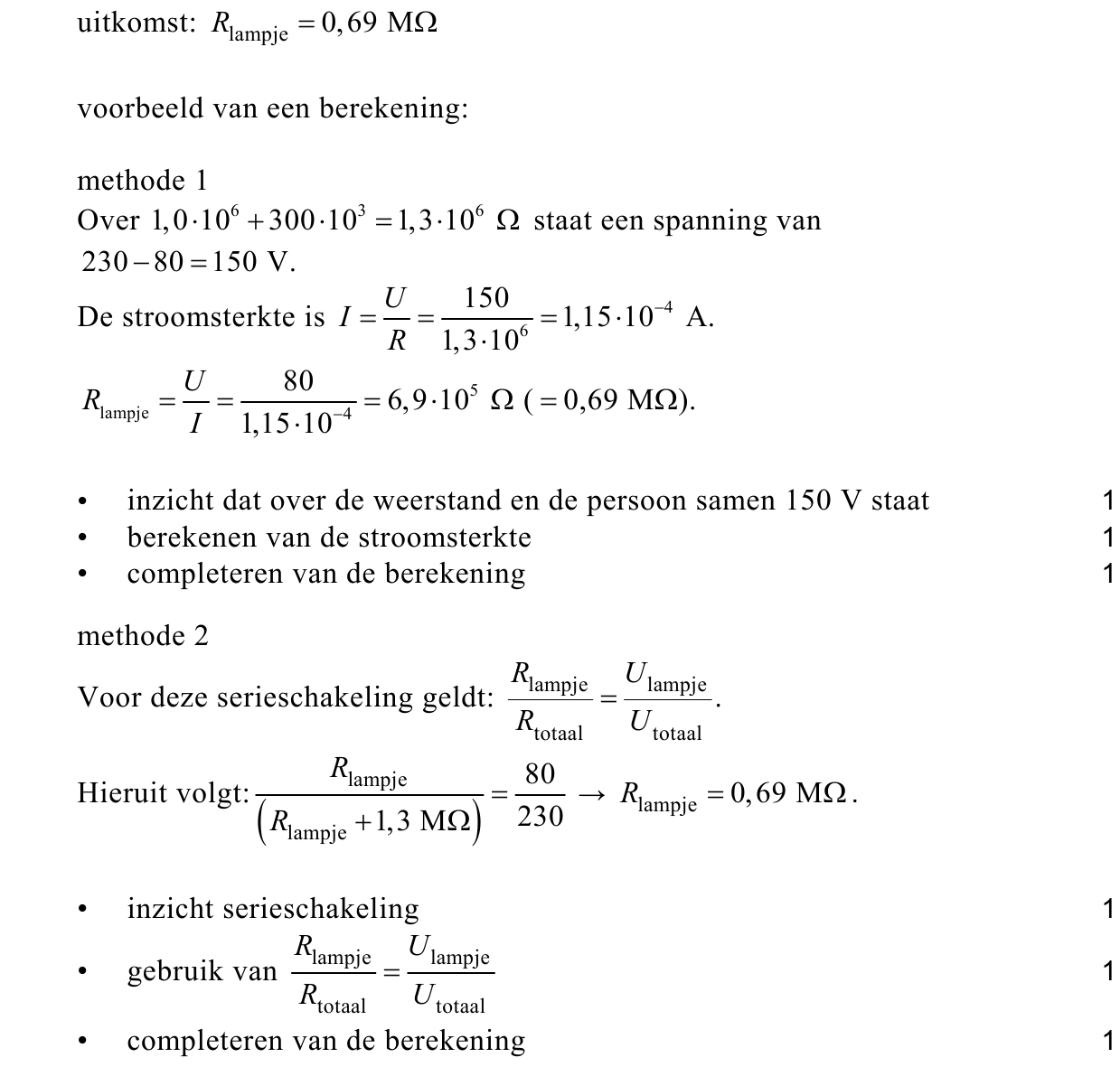 beoordelingsmodel vraag 22