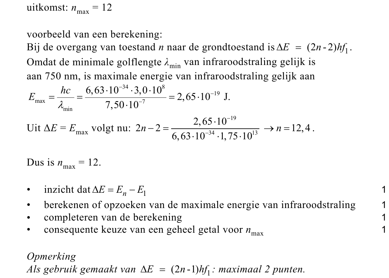 beoordelingsmodel vraag 18
