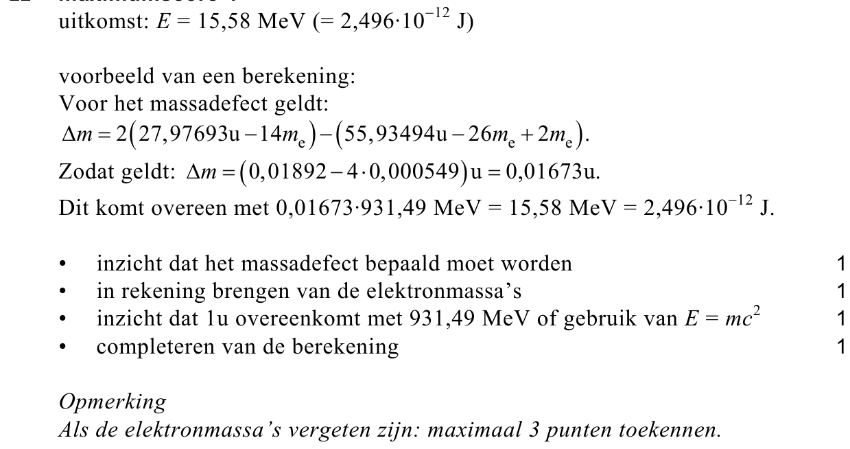 beoordelingsmodel vraag 22