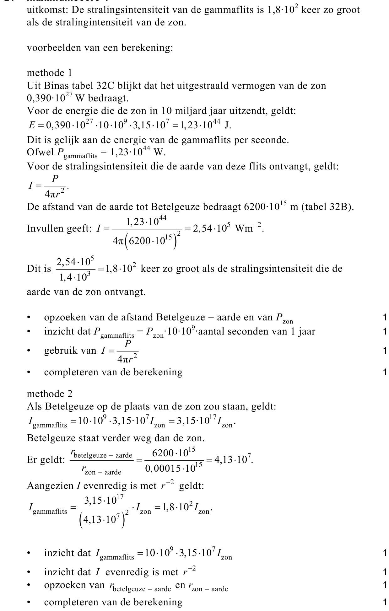 beoordelingsmodel vraag 24