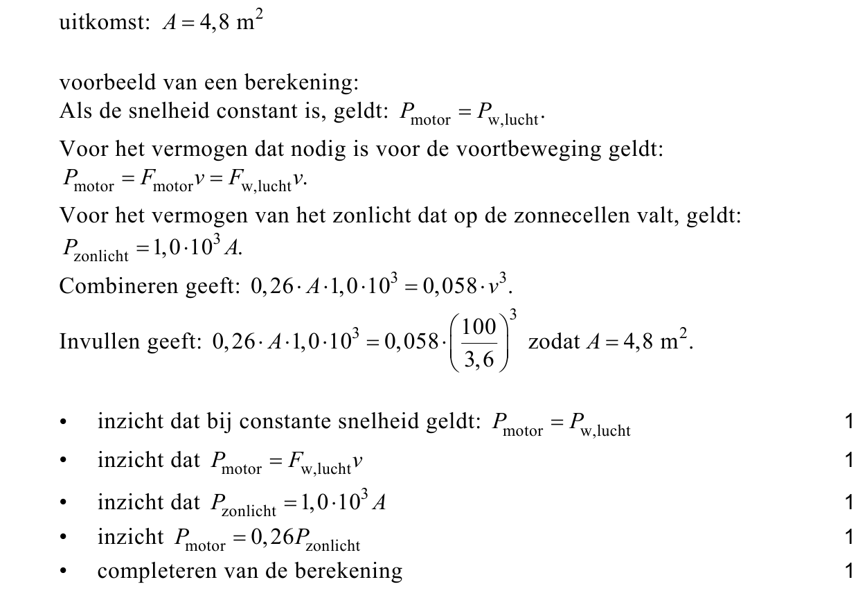 beoordelingsmodel vraag 8