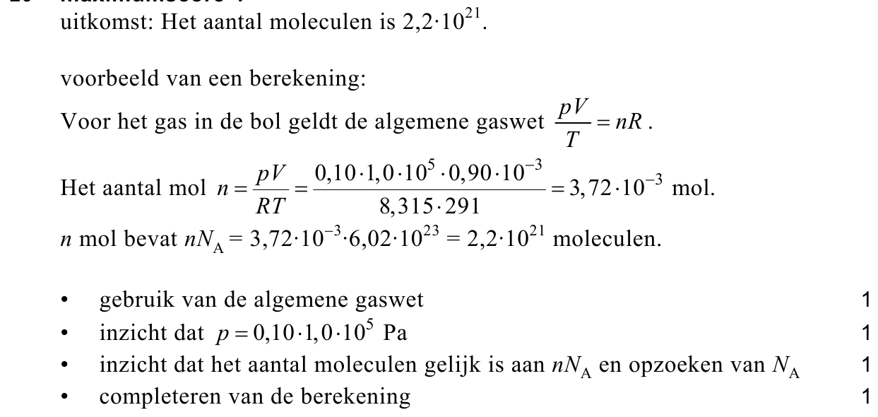 beoordelingsmodel vraag 26