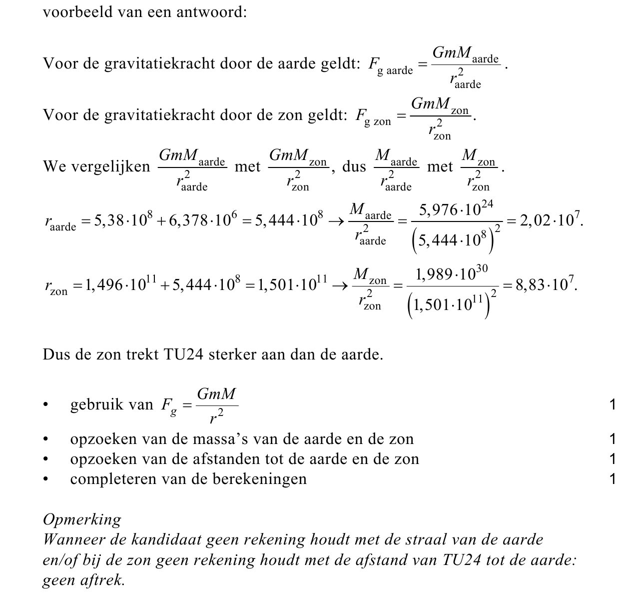 beoordelingsmodel vraag 13