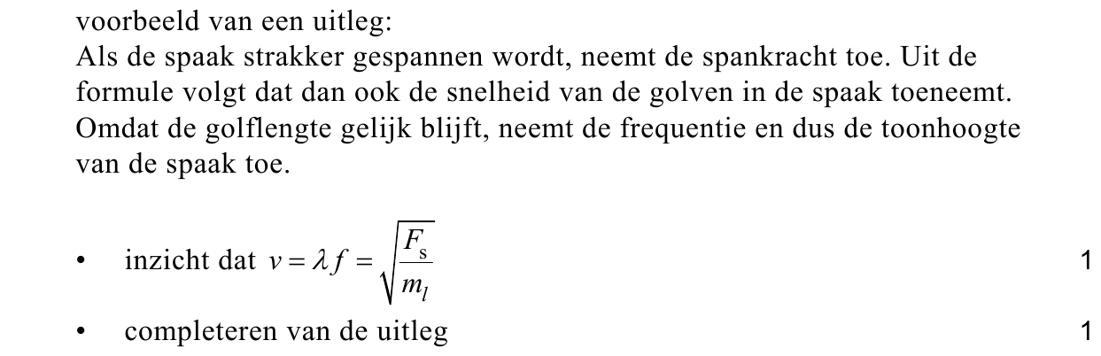 beoordelingsmodel vraag 25