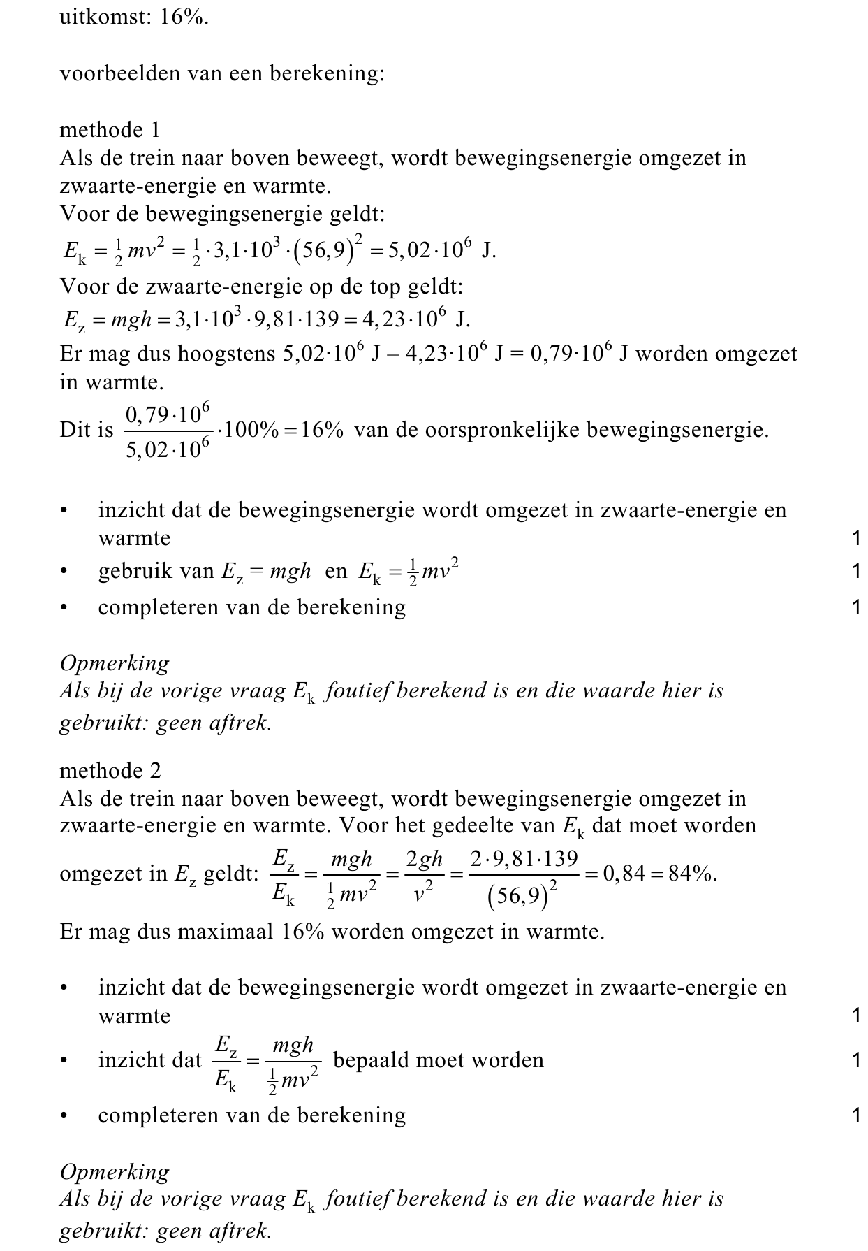 beoordelingsmodel vraag 9