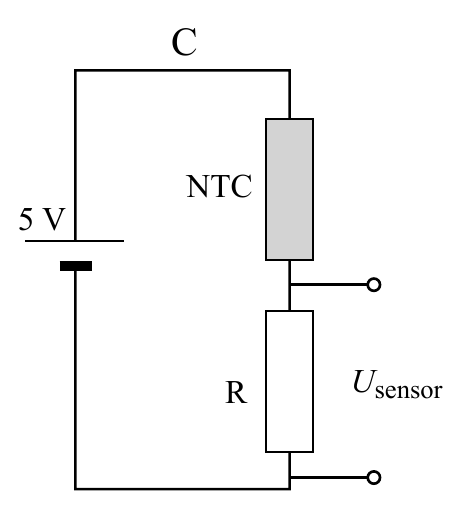 C NTC V U R sensor