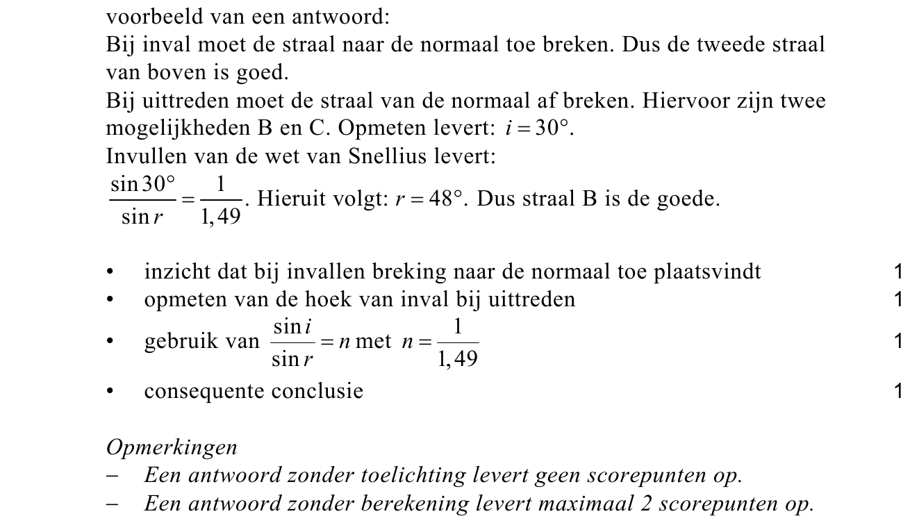beoordelingsmodel vraag 2