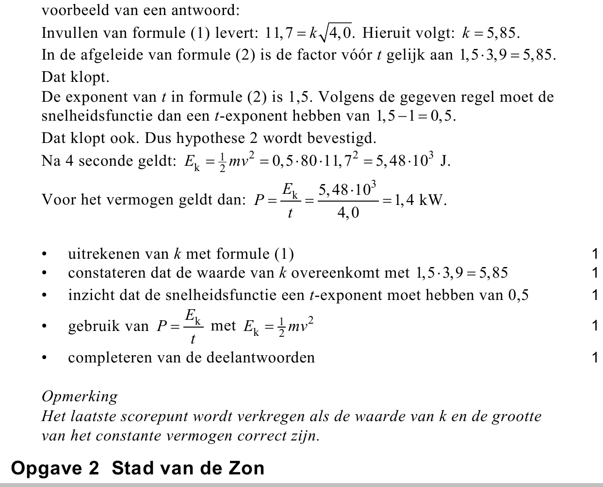 beoordelingsmodel vraag 5