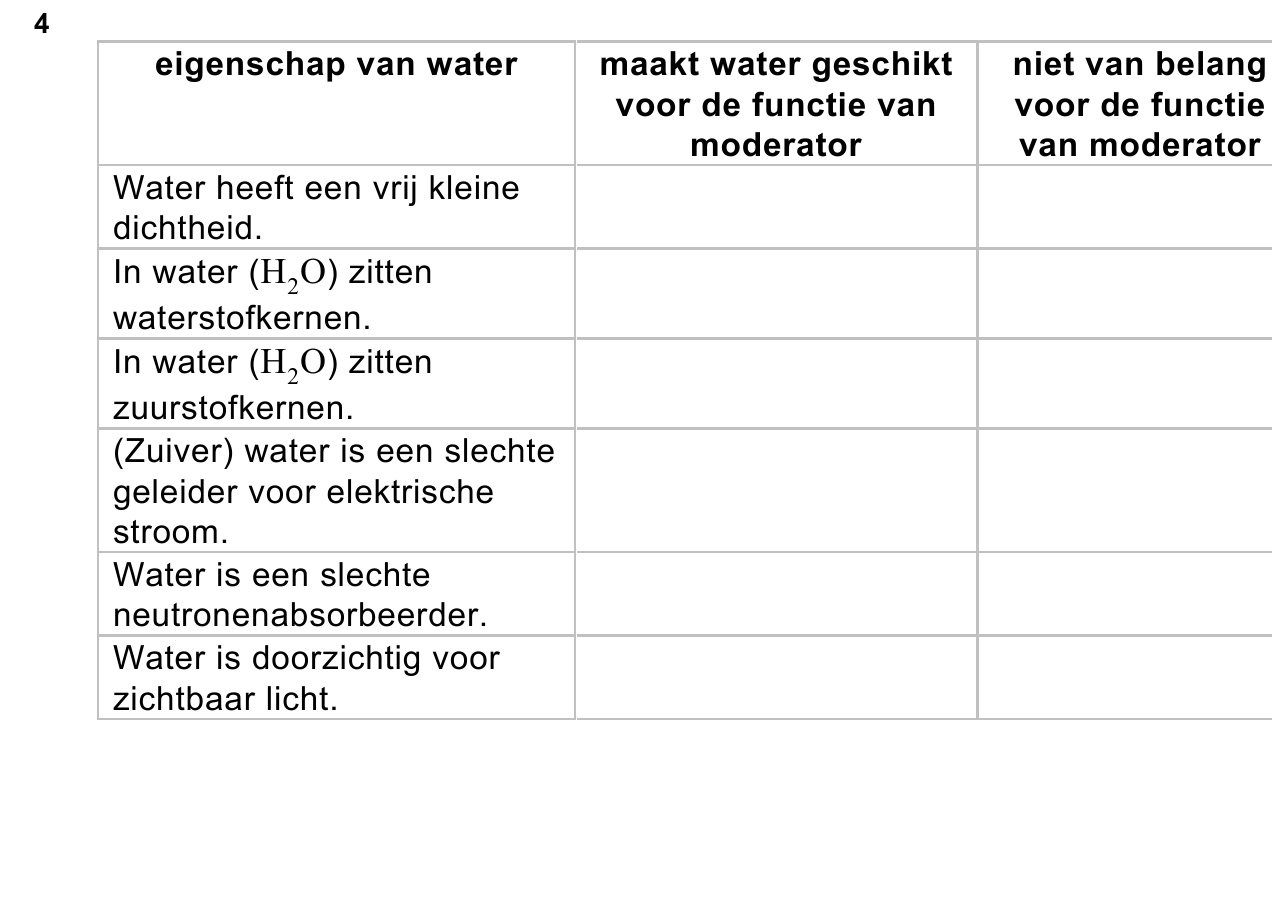 uitwerkbijlage bij vraag 4