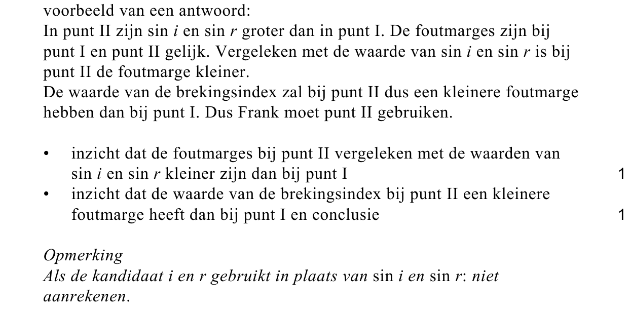 beoordelingsmodel vraag 13