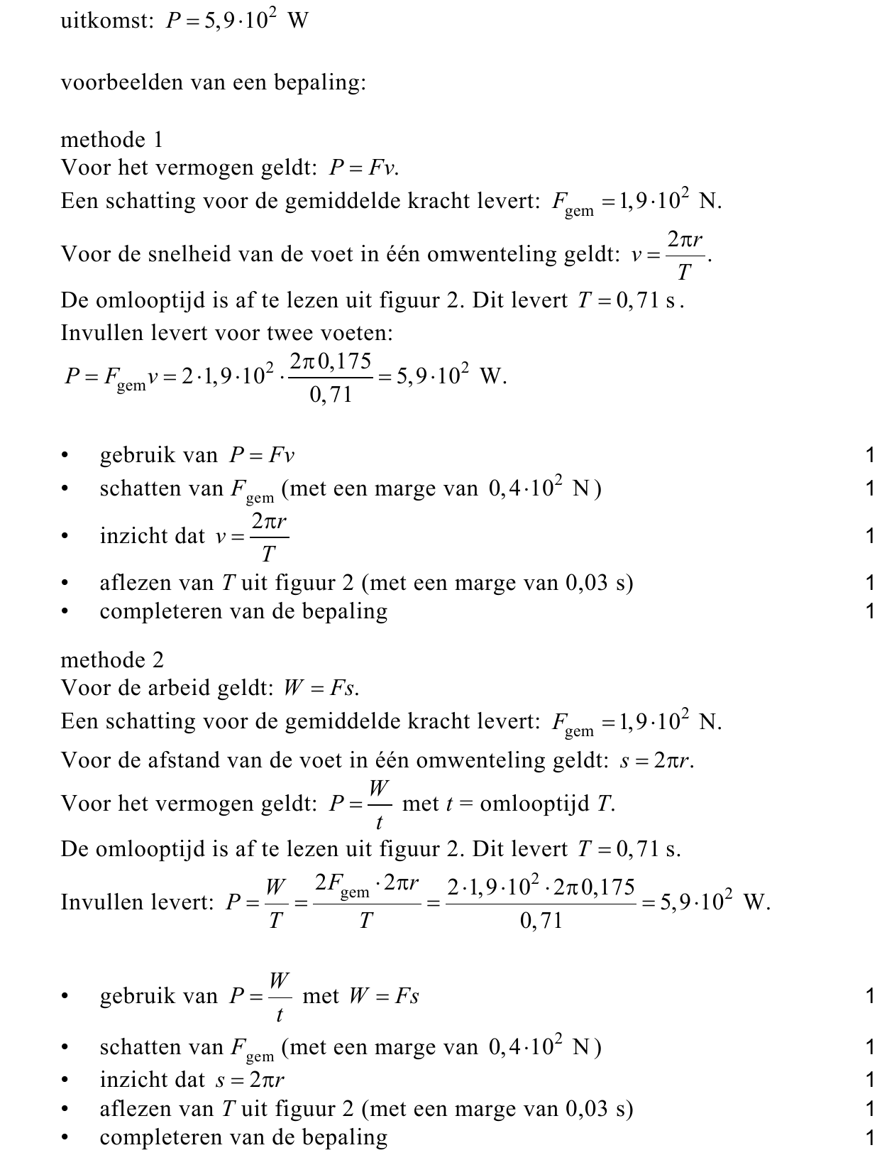 beoordelingsmodel vraag 15