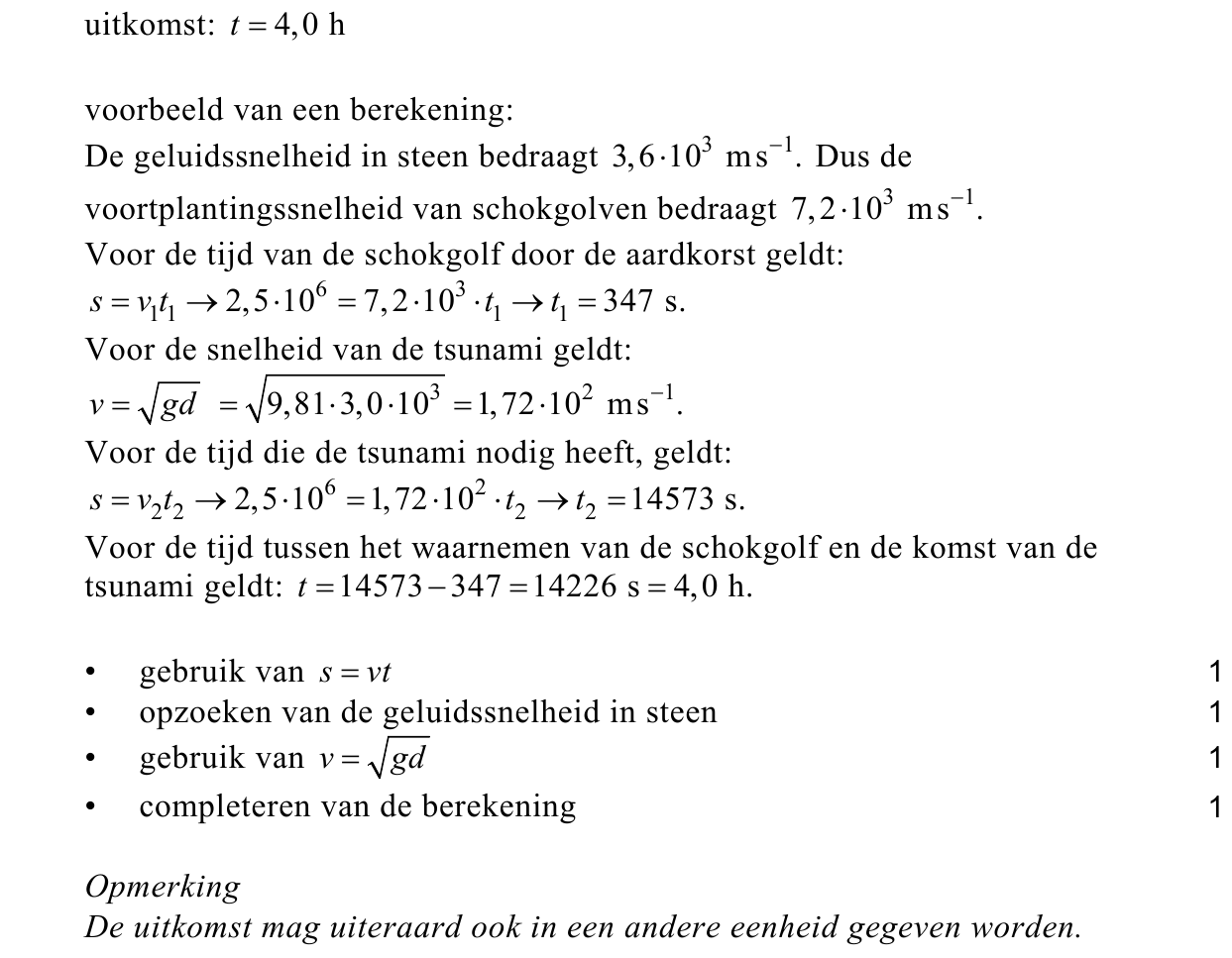 beoordelingsmodel vraag 4