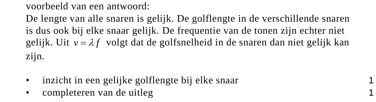 beoordelingsmodel vraag 11
