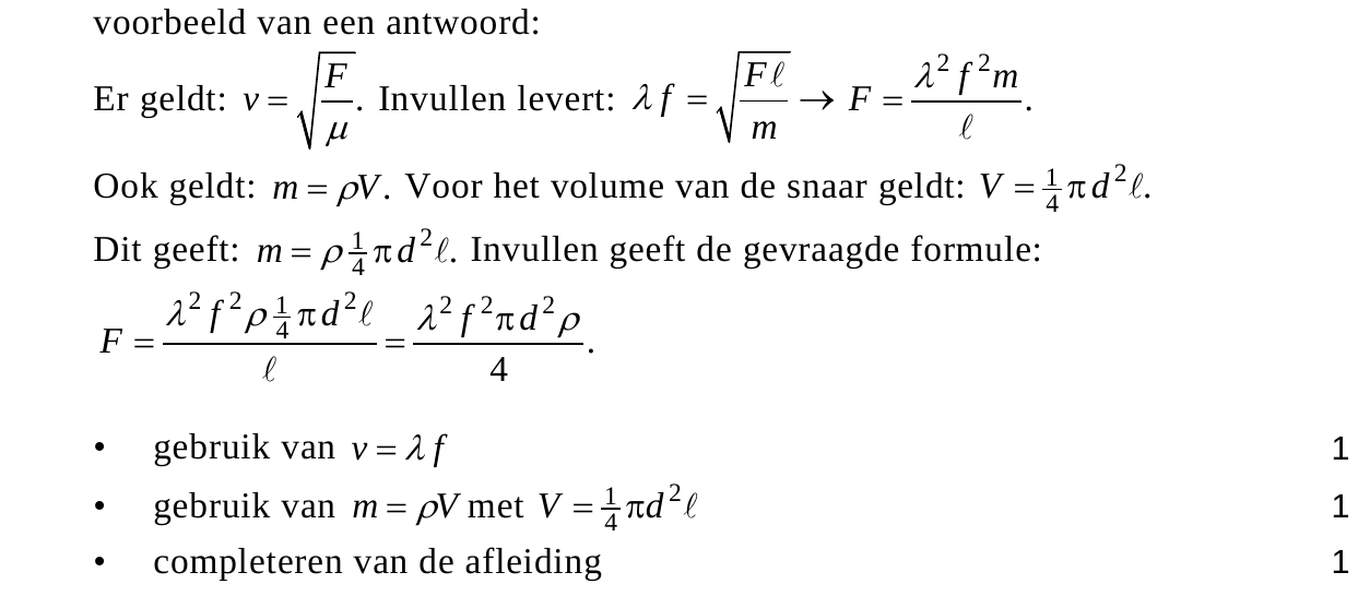 beoordelingsmodel vraag 15