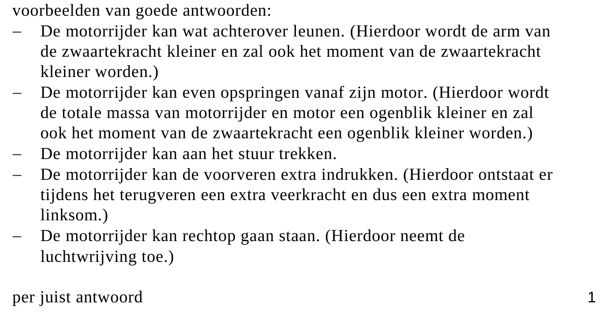 beoordelingsmodel vraag 14