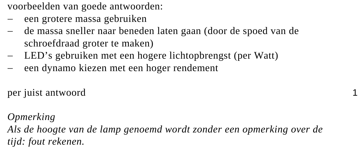 beoordelingsmodel vraag 21
