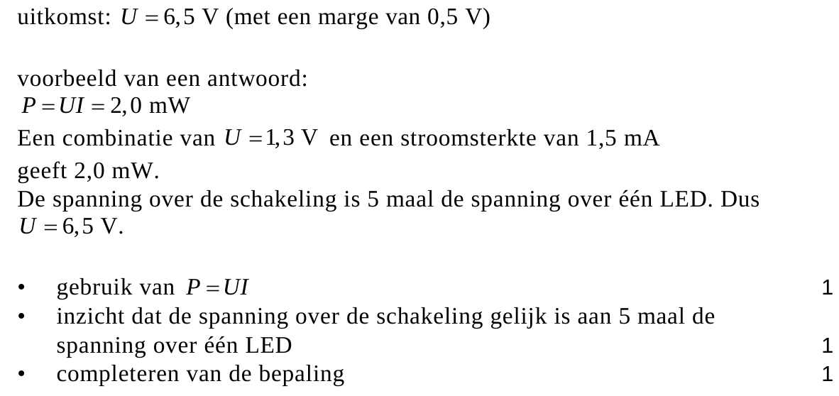 beoordelingsmodel vraag 23