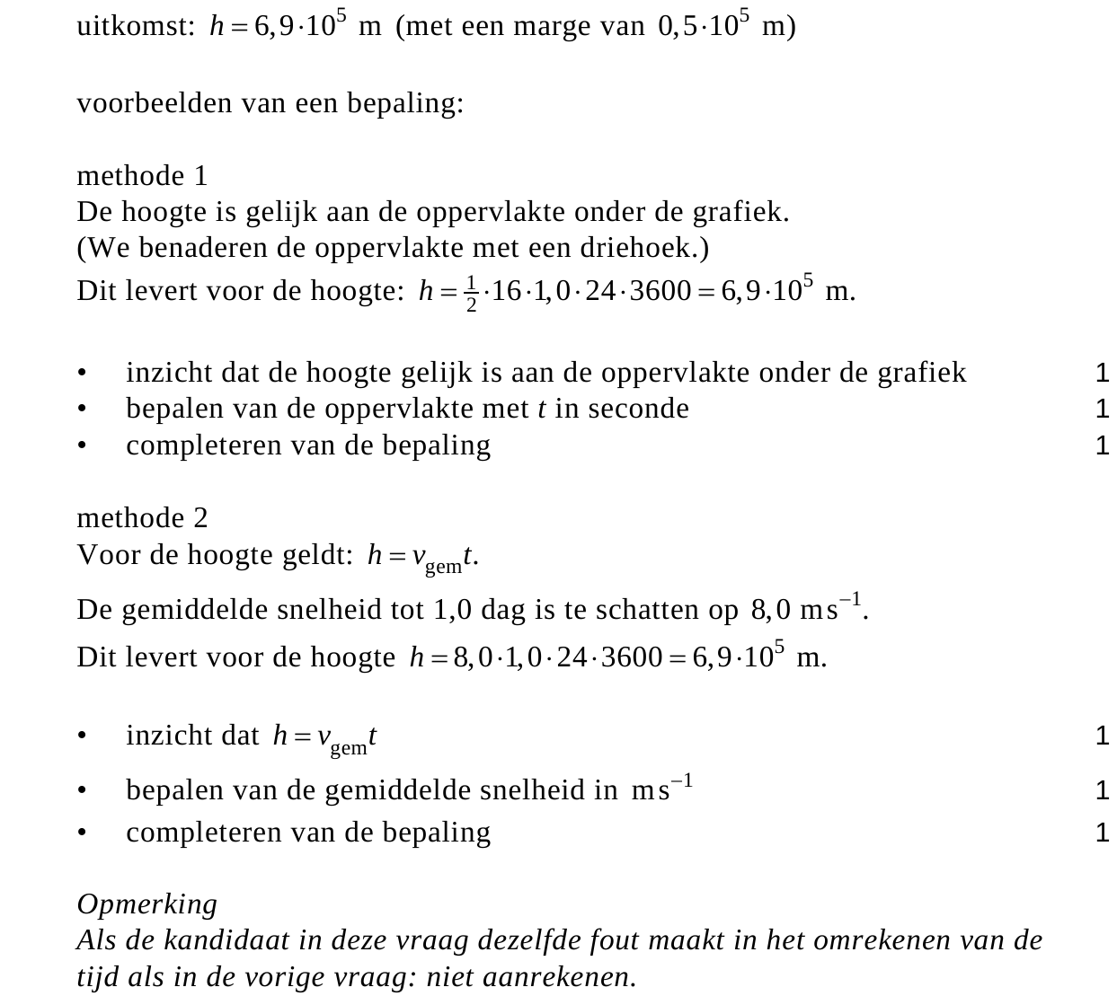 beoordelingsmodel vraag 10