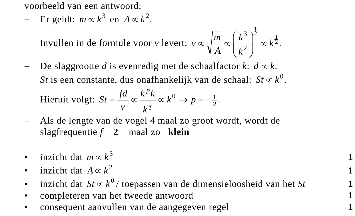 beoordelingsmodel vraag 15