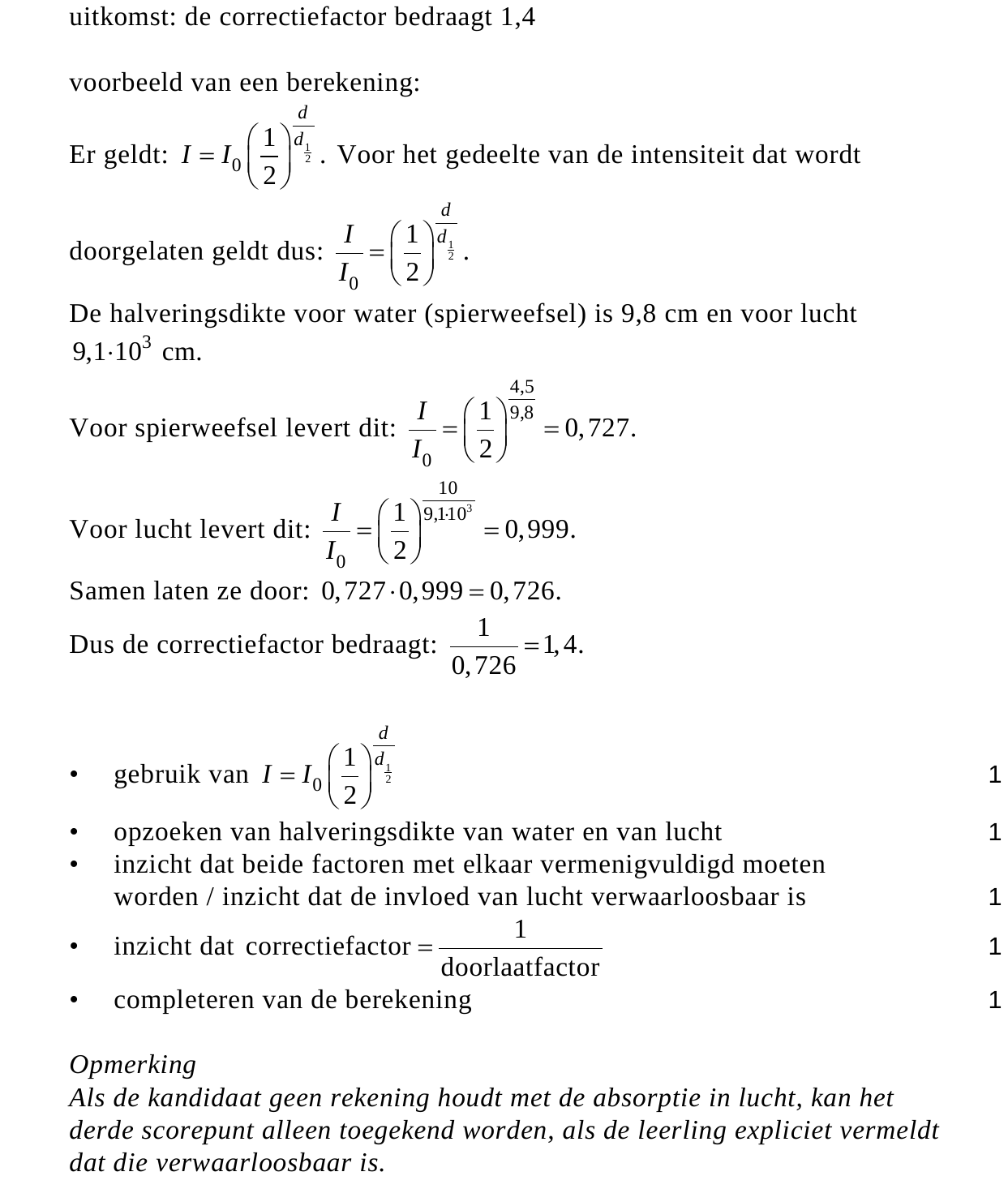 beoordelingsmodel vraag 23