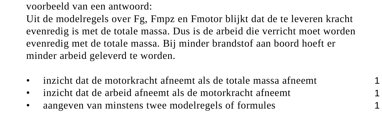 beoordelingsmodel vraag 8