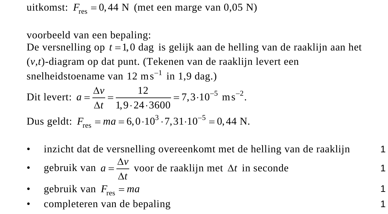 beoordelingsmodel vraag 9
