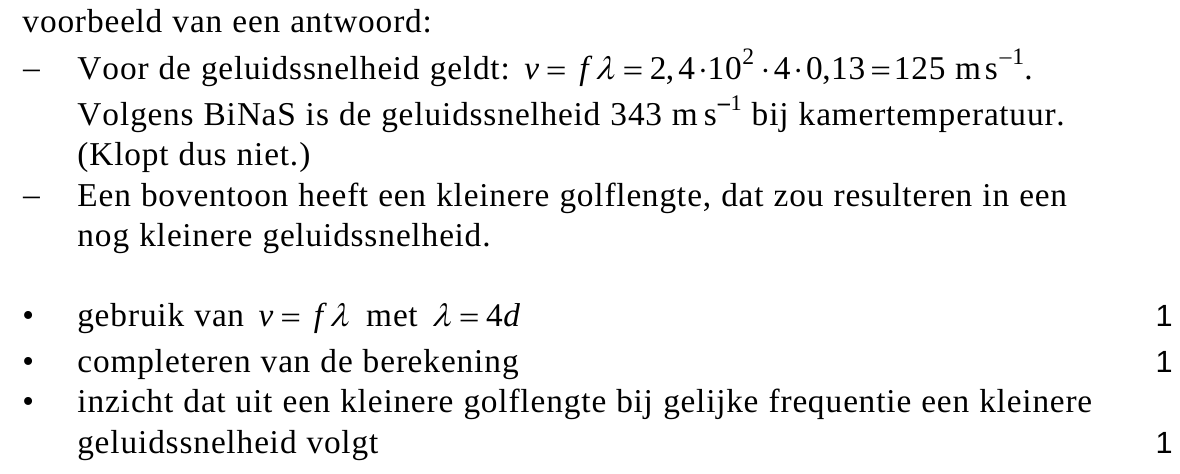 beoordelingsmodel vraag 2