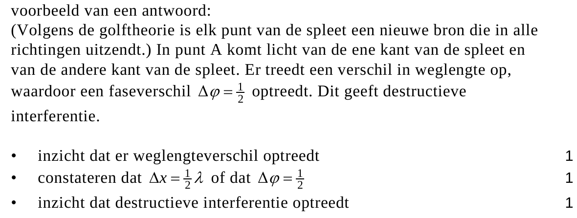 beoordelingsmodel vraag 21